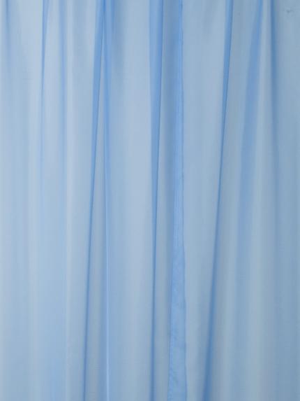 комплект штор из вуали 2 предмета голубой